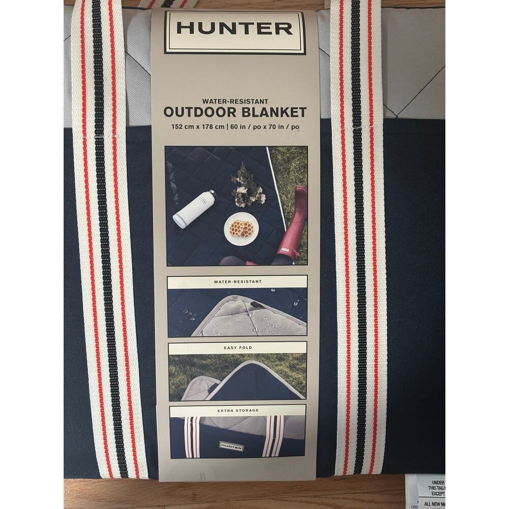 Hunter Water Resistant Outdoor Picnic Blanket Foldable 60x70 - Picture 7 of 7
